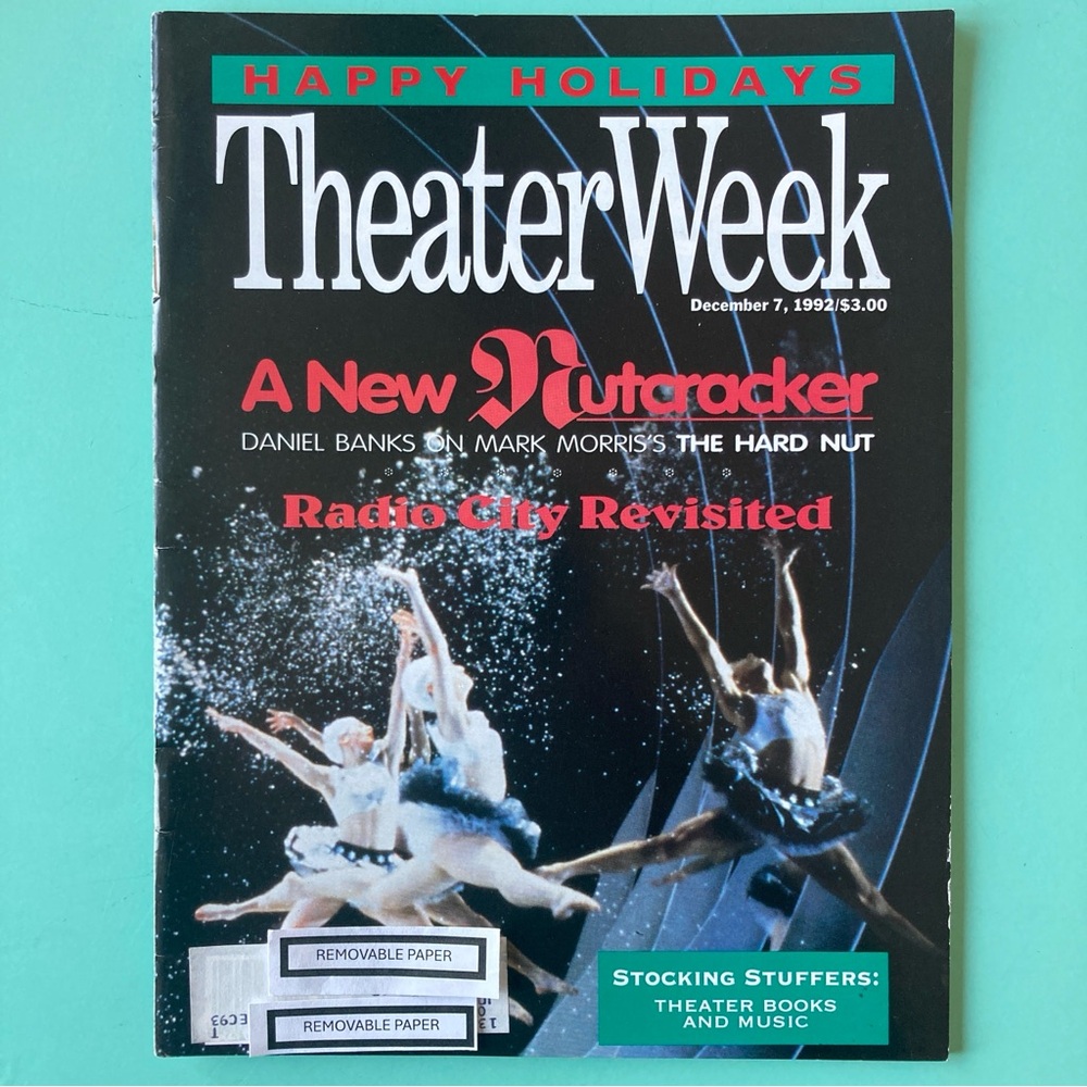 Mark Morris's A New Nutcracker Theater Week Magazine December 7 1992 - Address